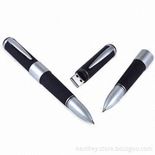 Wholesale Metal USB Pen Drives with Laser Pointer, 512MB to 32GB Storage Capacity